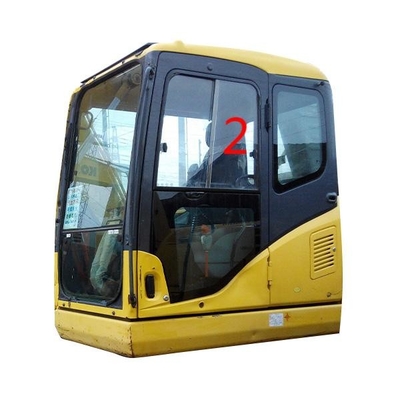 Bükülmeye Dayanıklı KOMATSU Ekskavatör Kabini Camı Sol Yan Konum Düz NO.2