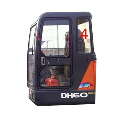 DAEWOO DH55 Ekskavatör Arka Cam Değiştirme Temperli