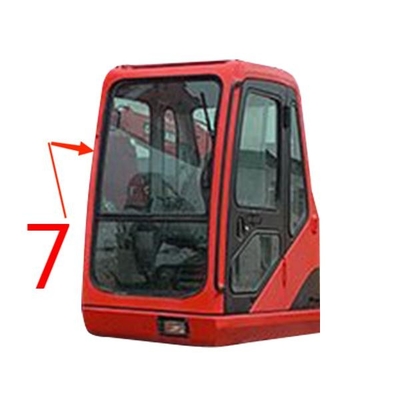 FCC DOOSAN Ekskavatör Camının Değiştirilmesi Sağ Ön Cam Pencere Camı