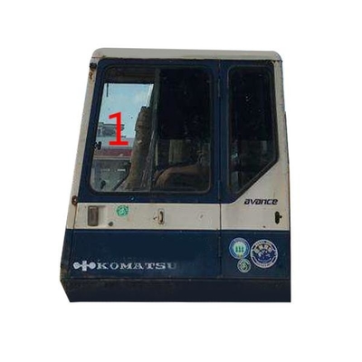 Yüksek Darbe Dayanımı KOMATSU Kabin Camı Sol Ekskavatör Kapı Penceresinin Değiştirilmesi