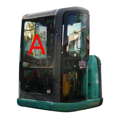 CE KOBELCO Ekskavatör Cam Ön Yukarı Ekskavatör Penceresinin Değiştirilmesi