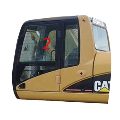 Yeşil E320C Caterpillar Ekskavatör Yedek Cam 5mm Kalın