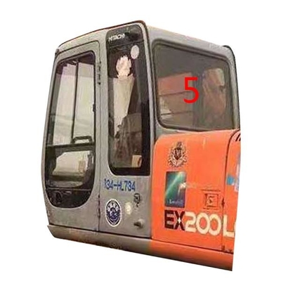 845mm Genişlik 645mm Yükseklik HITACHI Ekskavatör Camı Yüksek Darbe Dayanımı Arka Taraf NO.5