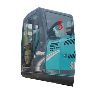 SK-6 SK-8 SK230-6 KOBELCO Ekskavatör Camı Sol Kapı Arka Yan Pozisyon NO.5 Ön Cam Temperli Cam