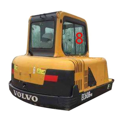 RoHS Volvo Ekskavatör Ön Cam Sağ Yan Konum No.8