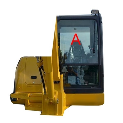 PC56-7 Ekskavatör KOMATSU Kabin Camı Temperli Ön Cam Ön Cam 5MM Kalın