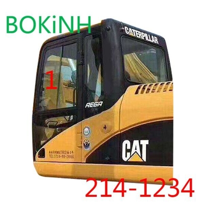 4mm Kalınlık CATERPILLAR Kabin Camı 214-1234 Sol Eğimli Yan Konum NO.1 Temperli Cam