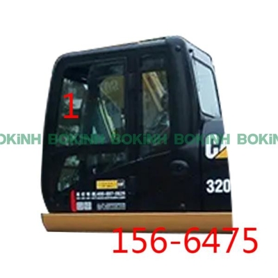 320D2 CATERPILLAR Kabin Camı 156-6475 Sol Yan Eğik Konum NO.1
