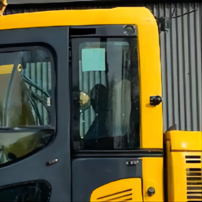 22B-54-28341 KOMATSU Ekskavatör Kabini Temperli Cam Sol Kapı Arka Pozisyon NO.4