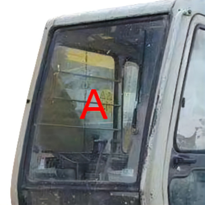 Ön Yukarı KATO Cam Ekskavatör Mini Ekskavatör Camının Değiştirilmesi