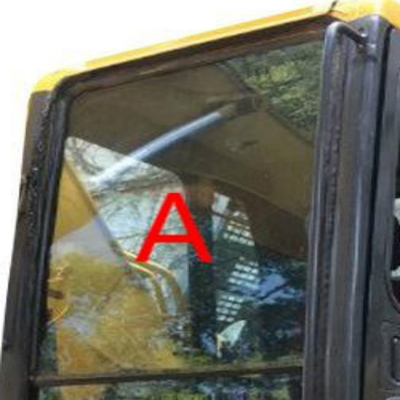 Deliksiz KOMATSU Kabin Camı Ekskavatör Ön Cam Camı