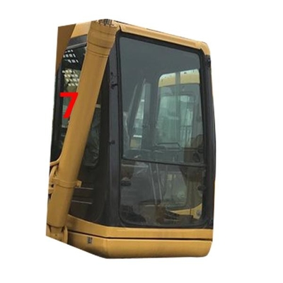 Temperli Mini Digger Cam Değiştirme Sağ Yan Ekskavatör Ön Cam