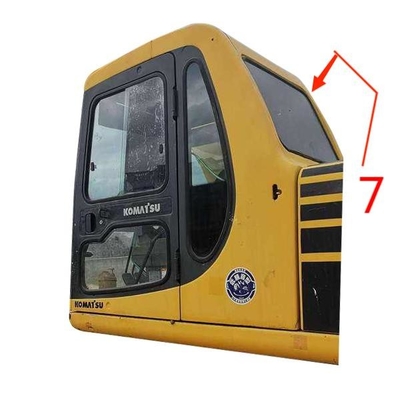 Temperli Mini Digger Cam Değiştirme Sağ Yan Ekskavatör Ön Cam