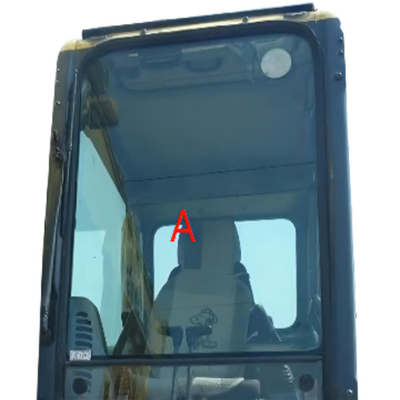 1015mm Genişlik 5mm Kalınlık KOMATSU Kabin Camı Temperli Ön Cam Ön Cam