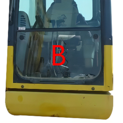 Ön Aşağı Komatsu Ekskavatör Camı Değiştirme Temperli Ekskavatör Camı