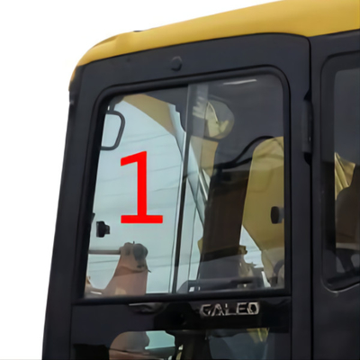 Daewoo KOMATSU Kabin Camı Sol Yan Konum Eğim NO.1 5mm Kalın