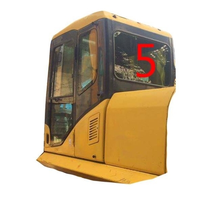 520mm Geniş KOMATSU Kabin Camı Ekskavatör Kabini Arka Tarafı Kavisli Temperli Cam