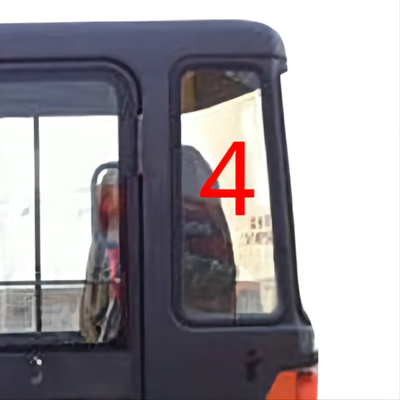 DAEWOO DH55 Ekskavatör Arka Cam Değiştirme Temperli