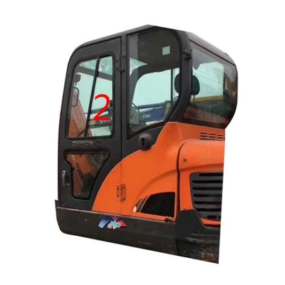 DX60W DX90-9C DOOSAN Cam Sol Taraf Düz Konum NO.2 Temperli Ekskavatör Kabin Camı