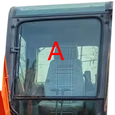 DX60-9 DX60W Ekskavatör Kabin Camı Ön Yukarı Konum A Ön Cam