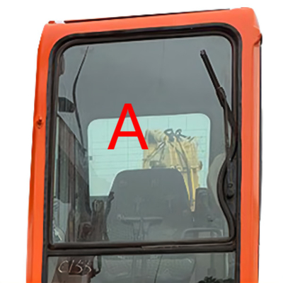 DX225LC-7 DX150LC-7 Ekskavatör Ön Camının Değiştirilmesi DOOSAN Önden Yukarı Konum A