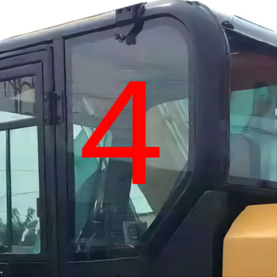 CAT307E E307E Ekskavatör Pencere Camı CATERPILLAR Kabin Sol Kapı Arka Pozisyon NO.4