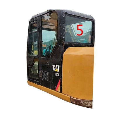 Ekskavatör Kabini CATERPILLAR Kabin Camı Arka Yan Pozisyon NO.5 Ön Cam Temperli Cam