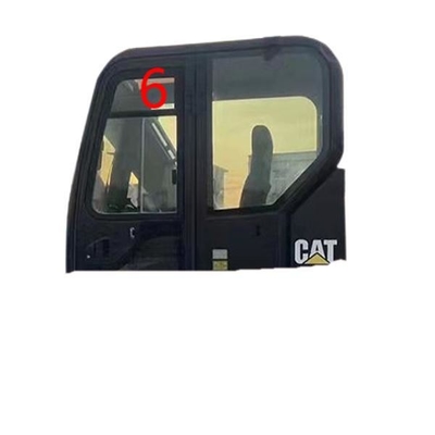CATERPILLAR Mini Ekskavatör Cam Değişimi Temperli Ön Cam Sol Kapı Üst Pozisyon NO.6