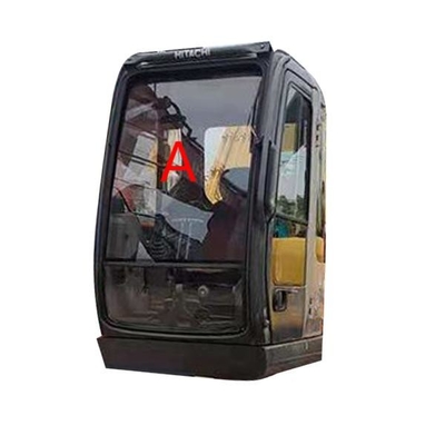 790mm Yükseklik HITACHI Ekskavatör Kabini Cam Ön Yukarı Konum A