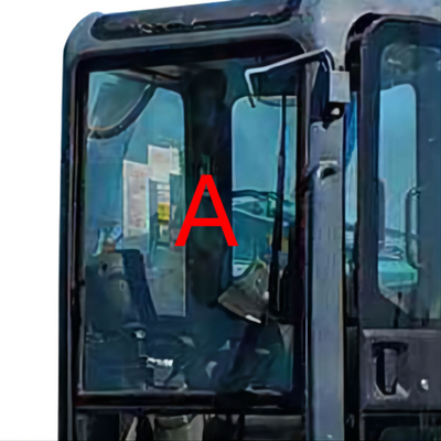 CE KOBELCO Ekskavatör Cam Ön Yukarı Ekskavatör Penceresinin Değiştirilmesi