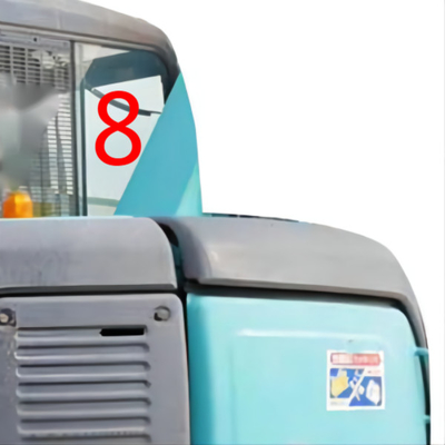 Sıcaklığa Dayanıklı Ekskavatör Kabin Camı KOBELCO Sağ Yan Konum NO.8
