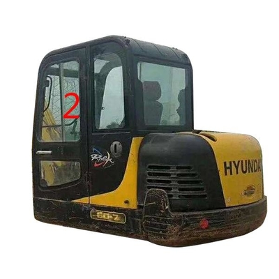 HYUNDAI R60-7 Ekskavatör Kapı Penceresinin Değiştirilmesi Sol Düz Yan Konum NO.2