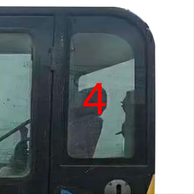 Kazıcılar İçin Ön Cam Kabin Camı Sol Kapı Arka Taraf Pozisyonu NO.4