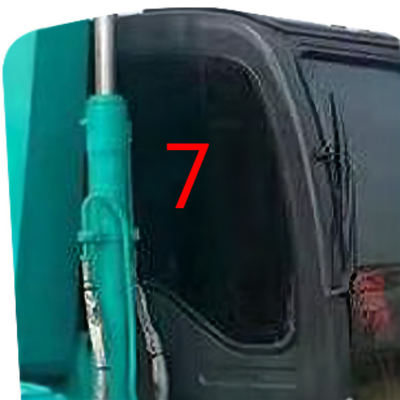 KOBELCO Ekskavatör Kabin Kazıcı Cam Değiştirme Ön Cam Büyük Temperli Cam