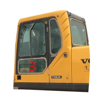EC240B VOLVO Ön Cam Ekskavatör Kabini 5mm Temperli Cam