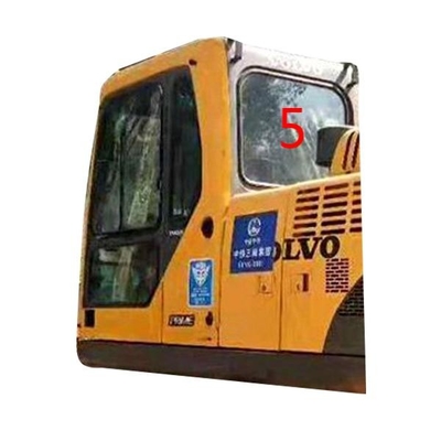 Bükülmeye Dayanıklı VOLVO Ön Cam Cam İnşaat Makinası Kabini