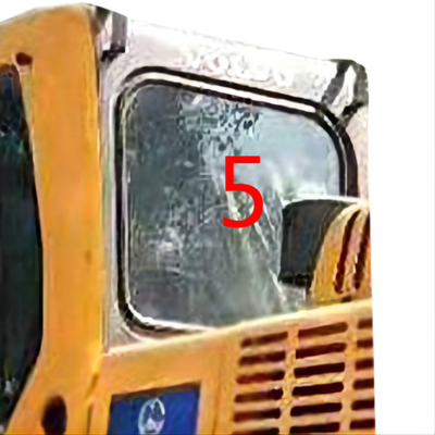 Bükülmeye Dayanıklı VOLVO Ön Cam Cam İnşaat Makinası Kabini