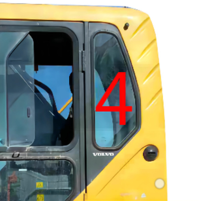 EC360B VOLVO Mini Digger Cam Değiştirme Ön Cam Sol Arka Yan Konum No.4