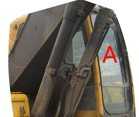 EC210B EC360B VOLVO Ön Cam Cam İnşaat Makinası Kabin Önü Yukarı