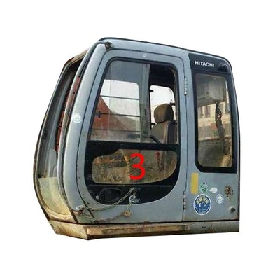 820mm Yükseklik HITACHI Ekskavatör Camı Sol Kapı Alt Konumu NO.3