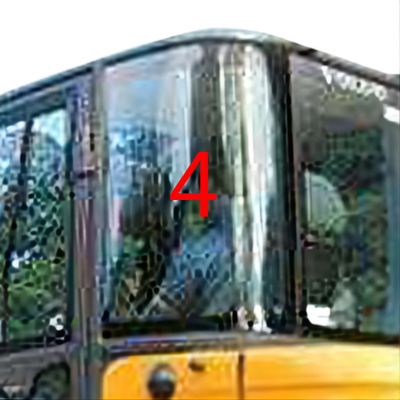 Beyaz EC60C VOLVO Ön Cam Cam Sol Kapı Arka Pozisyon NO.4 Ön Cam