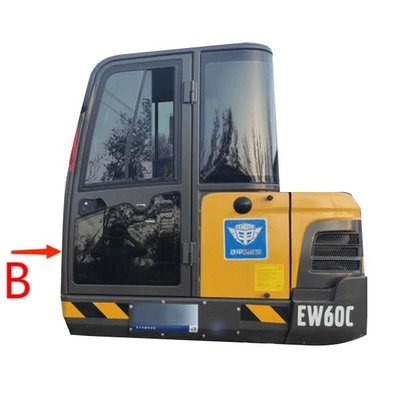 VOLVO Ekskavatör Ön Camının Değiştirilmesi ISO Temperli Cam Pencere Önden Aşağı Konum B