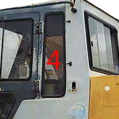 Diggers Temperli Cam Ön Cam Sol Kapı Arka Pozisyonu NO. 4