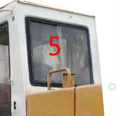 Bükülmeye Dayanıklı Ön Cam Temperli Cam Ekskavatör Kabin Arka Taraf NO.5