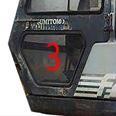 OEM Ön Cam Temperli Cam Değiştirme SUMITOMO Ekskavatör