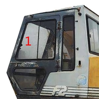 SH280 S280 Ön Cam Temperli Cam İnşaat Makinası Kabin Sol Kapı
