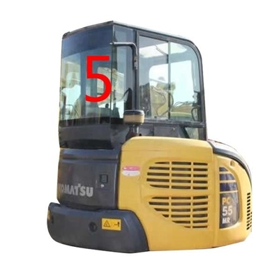 Ön Cam PC55MR PC55 KOMATSU Ekskavatör Cam Değişimi RoHS Arka Taraf NO.5