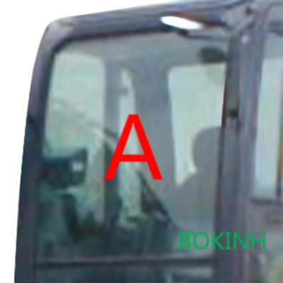 Temperli Ön Cam KOBELCO Ekskavatör Camı Ön Yukarı Konum A SK200-7 SK210-7 SK-7