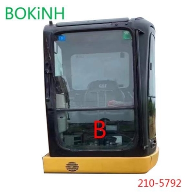 OEM Ekskavatör Camı Değiştirme CATERPILLAR 210-5792 Kabin Ön Aşağı Pozisyon B Temperli Ön Cam