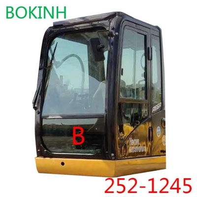 Ekskavatör CATERPILLAR Kabin Camı 252-1245 Ön Aşağı Konum B Ön Cam